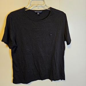Brooks Brothers basic black tee